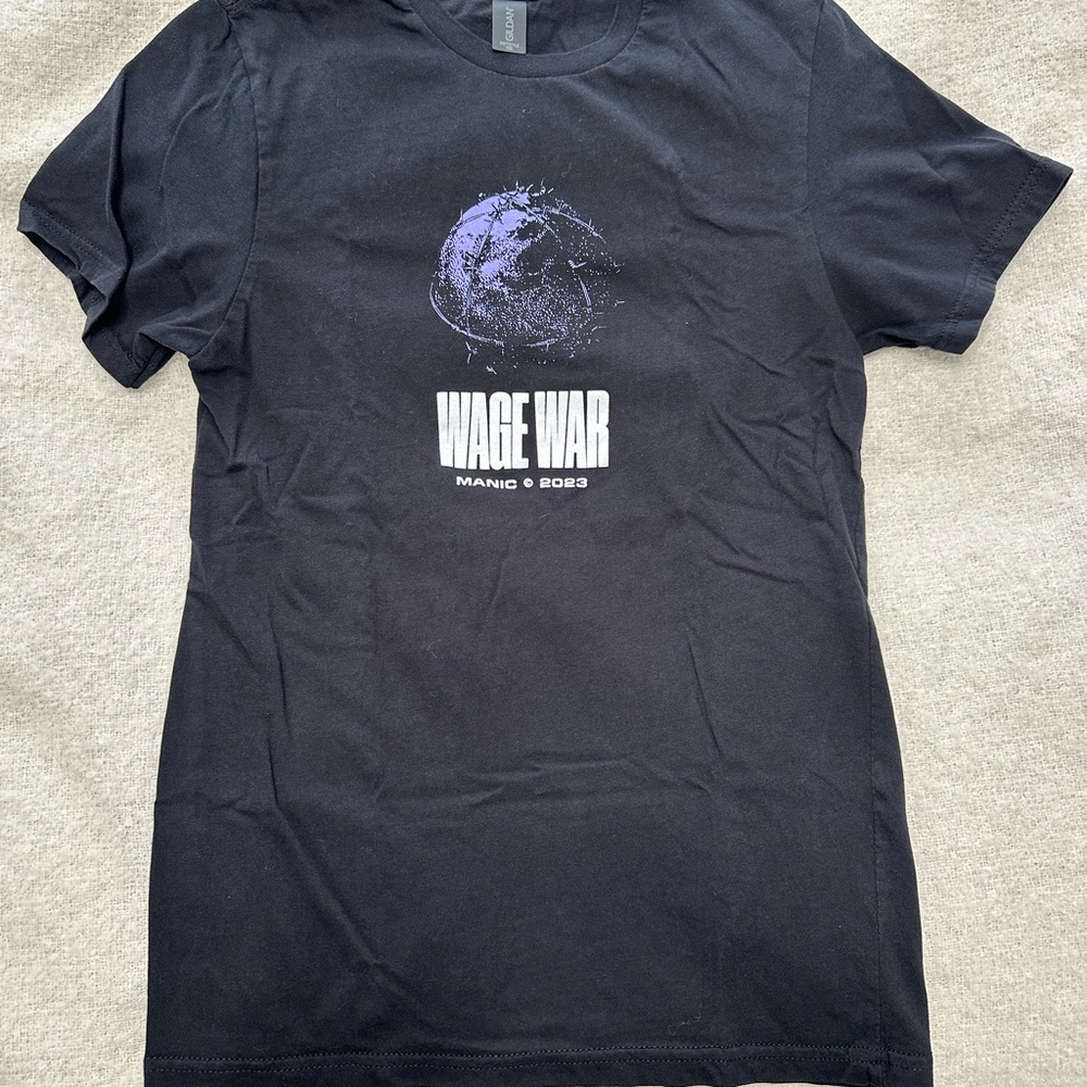 Wage War, Manic - Gildan Black Softstyle T-Shirt - Size Small